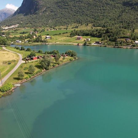 فندق Loken Camping - Trivelig Og Idyllisk Ved Vannet أولدن المظهر الخارجي الصورة