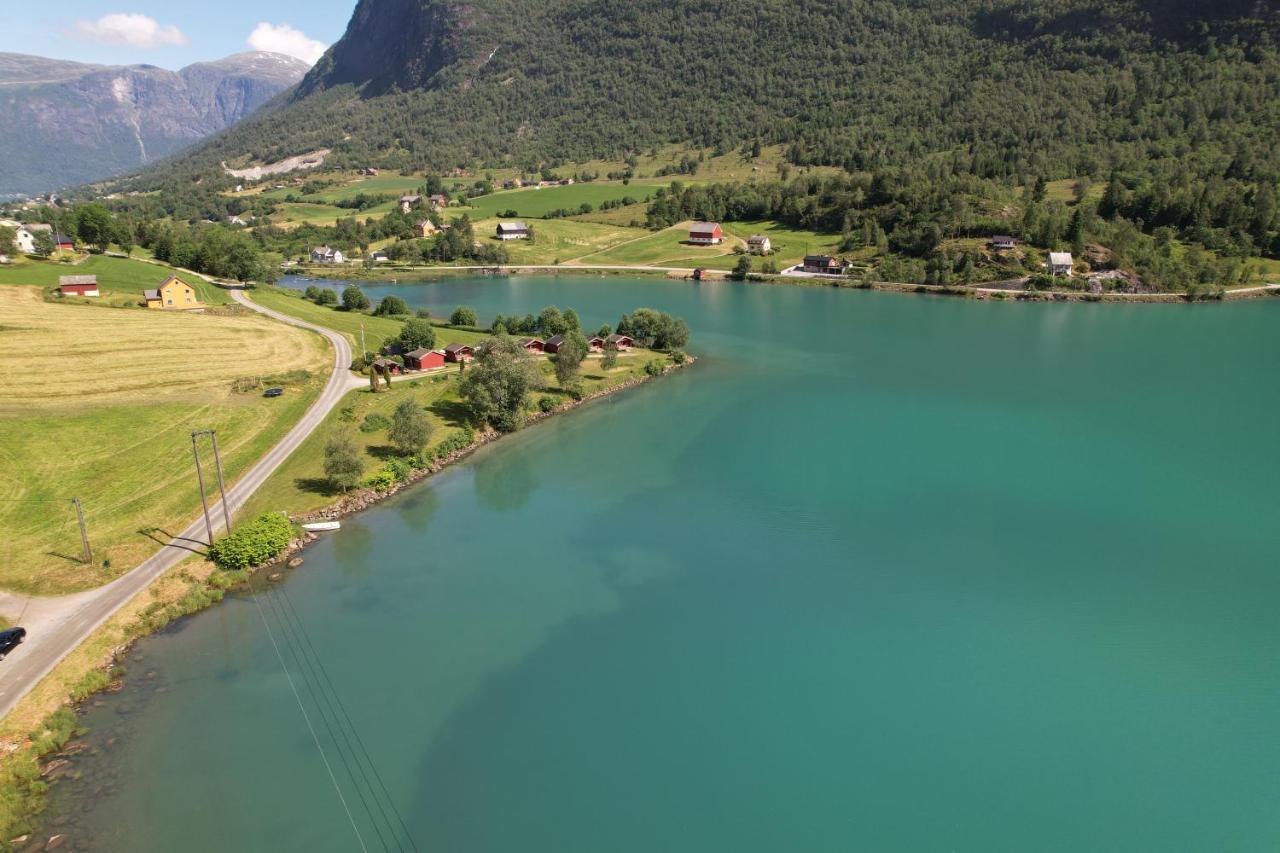 فندق Loken Camping - Trivelig Og Idyllisk Ved Vannet أولدن المظهر الخارجي الصورة